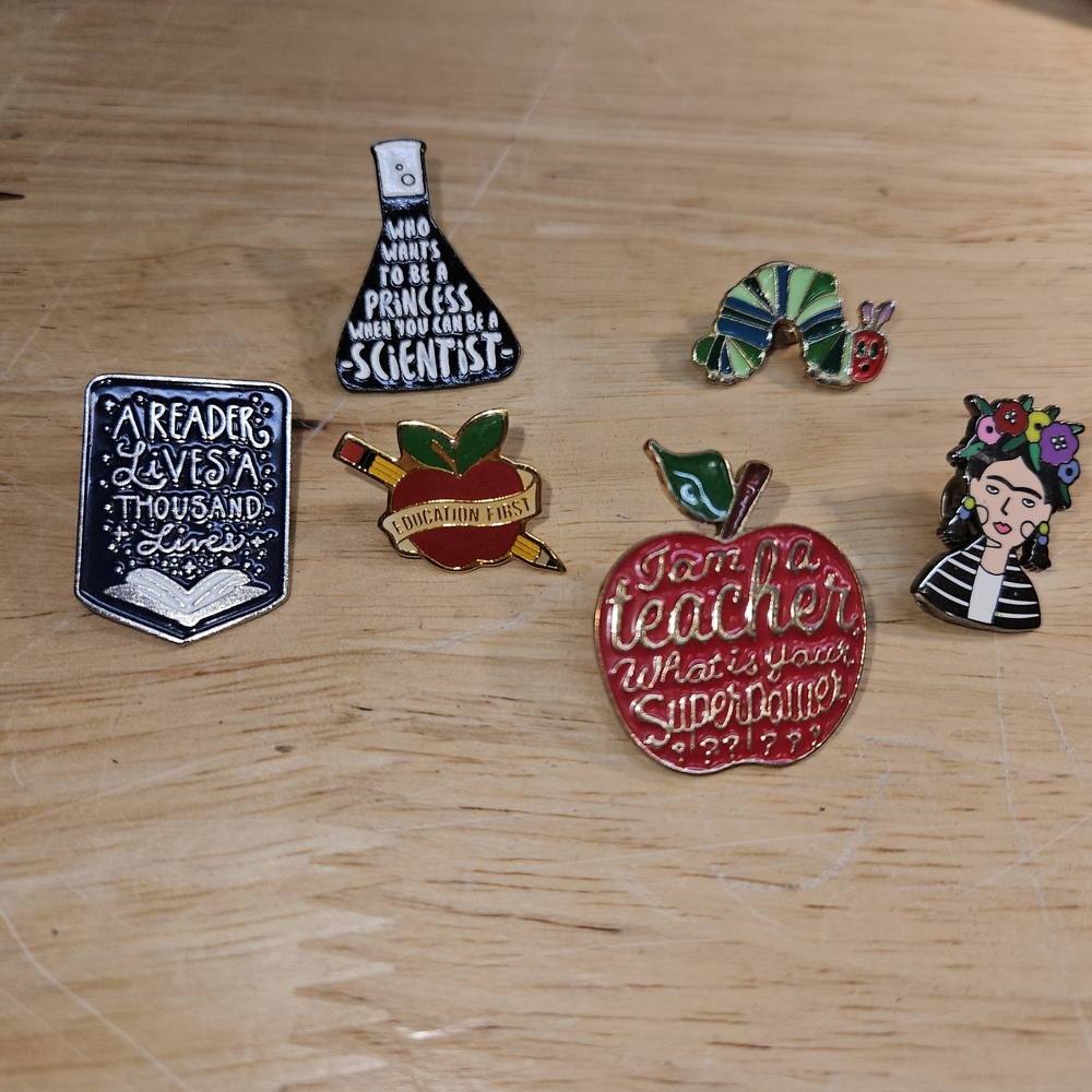Teacher Enamel Pin Set